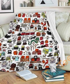 Harry Potter Sherpa Blanket Fleece Blanket Gifts for Family