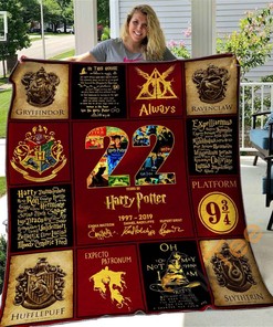 Harry Potter V1 Quilt Blanket Bedding Set