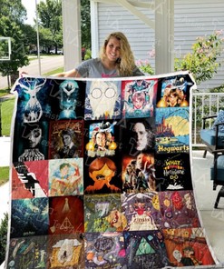 Harry Potter Vintage Graphics Quilt Blanket Bedding Set