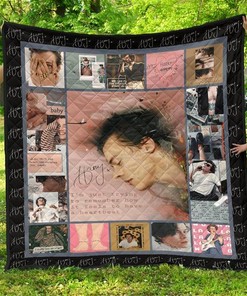 Harry Styles Gift Idea For Music Fan Quilt