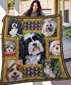 Havanese Quilt Blanket Bedding Set for Home Décor