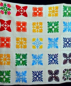 Hawaiian Pattern Quilt Blanket