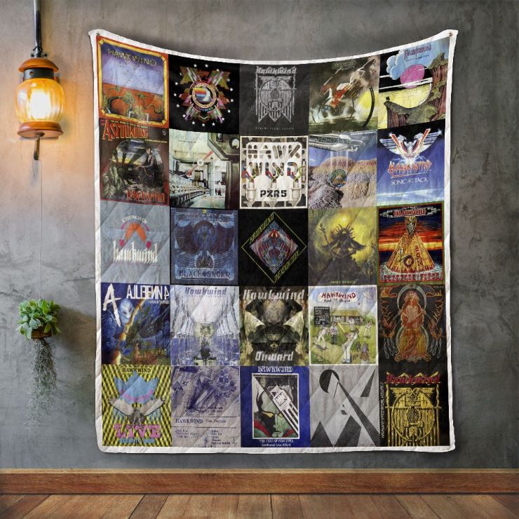 Hawkwind Album Quilt Blanket Bedding Set for Home Décor
