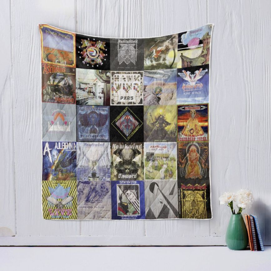 Hawkwind Quilt Blanket Bedding Set for Home Décor