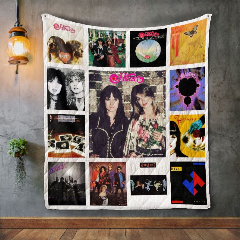 Heart Album Vintage Quilt Blanket Bedding Set for Home Décor