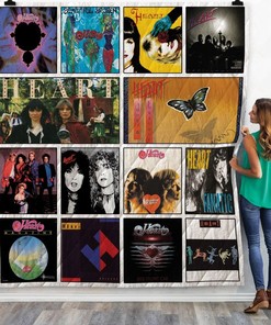 Heart Albums Combined Quilt Blanket Bedding Set