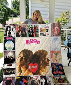 Heart Band Retro Collection Quilt Blanket Bedding Set
