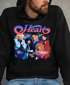 Heart Pop Rock Band Vintage Style T-Shirt