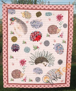 Hedgehog Quilt Blanket Bedding Set