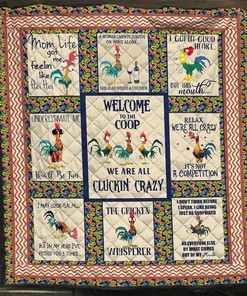 Hei Hei The Rooster Form Moana Film Blanket Mom Life Got Me Feeling Like Hei Hei Gift For Lovers Quilt
