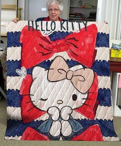Hello Kitty Quilt Blanket Bedding Set for Bedroom Décor