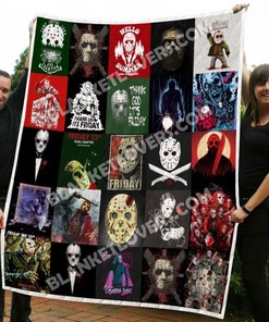 Hello Summer Friday The 13th Collection Quilt Blanket Bedding Set