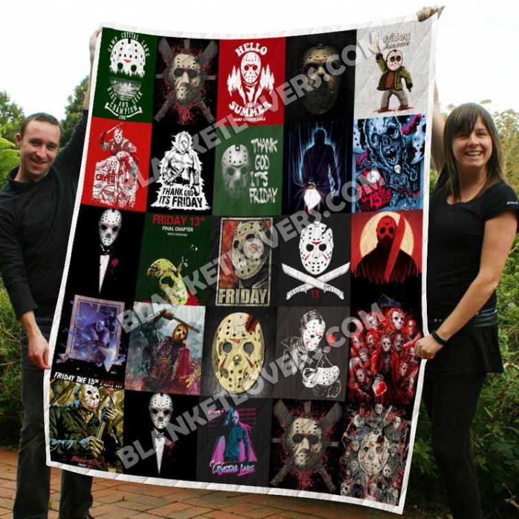 Hello Summer Friday The 13th Collection Quilt Blanket Bedding Set
