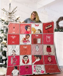 Her Christmas Gift Quilt Blanket Bedding Set for Home Décor