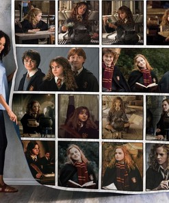 Hermione And Friends Harry Potter Movies Quilt Blanket Bedding Set