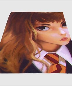 Hermione Digital Painting Sherpa Fleece Blanket Gifts for Family, for Couple