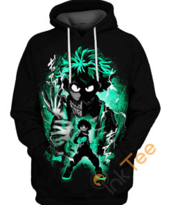 Hero Deku Hoodie 3D