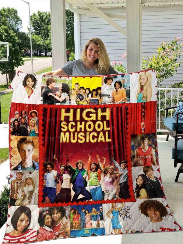 High School Musicial Vintage Collection Quilt Blanket Bedding Set