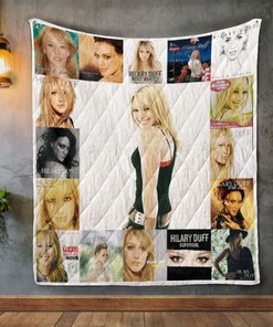 Hilary Duff Album Vintage Quilt Blanket Bedding Set