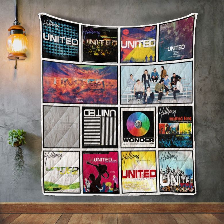 Hillsong United Quilt Blanket Bedding Set for Home Décor