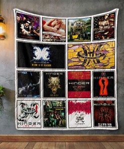 Hinder Band Album Quilt Blanket Bedding Set for Home Décor