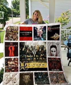 Hinder Rock Band Albums For Fans Collection Quilt Blanket Bedding Set