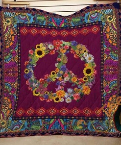 Hippie 4 Quilt Blanket Bedding Set