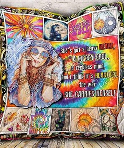 Hippie Girl I Think It’S Beautiful Quilt Blanket Bedding Set
