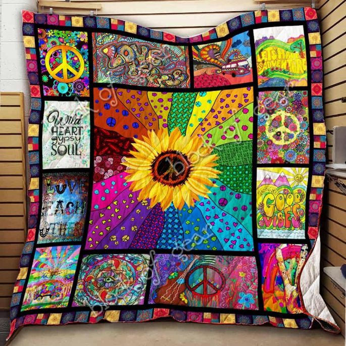 Hippie Quilt Blanket Bedding Set Thh1 for Home Décor