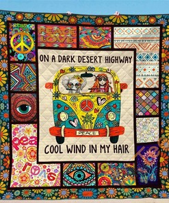 Hippie Quilt Blanket Bedding Set With Pilliwcase Option Ver3