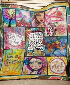 Hippie o E ything In Hippie Quilt Blanket Bedding Set