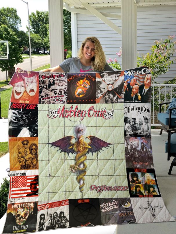 Hits Of Motley Crue Quilt Blanket