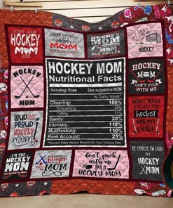 Hockey Mom Blanket For Hockey Lovers For Mom Birthday