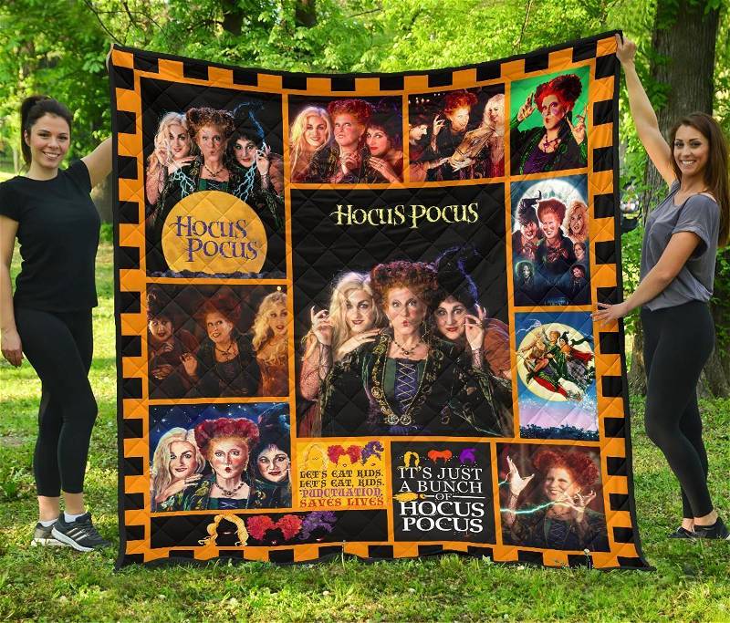Hocus Pocus Halloween Bedding Decor Idea Quilt