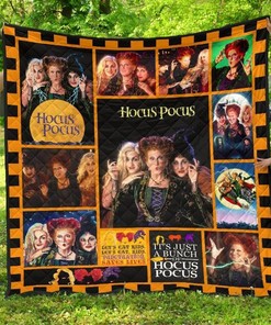 Hocus Pocus Halloween Quilt Blanket Bedding Set Gift NH07