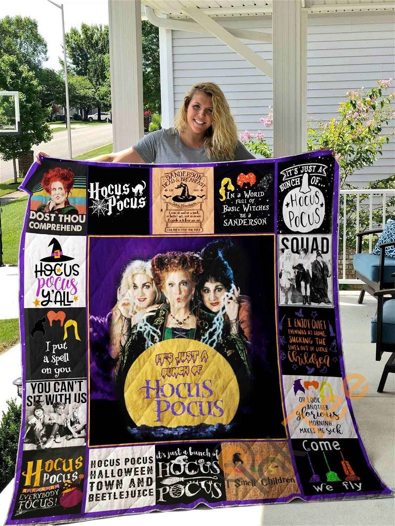 Hocus Pocus Quilt Blanket Bedding Set