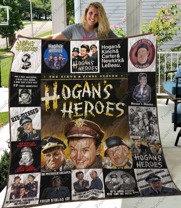 Hogans Heroes Quilt Blanket Bedding Set for Home Décor