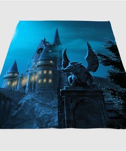 Hogwarts Harry Potter Sherpa Fleece Blanket Gifts for Family, for Couple