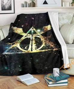 Hogwarts Sherpa Fleece Blanket Gifts for Family