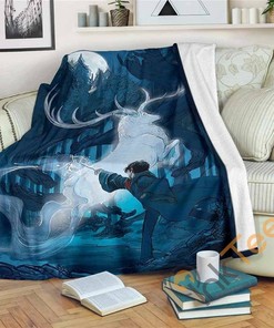 Hogwarts Sherpa Fleece Blanket Gifts for Family, for Couple