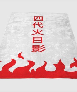 Hokage In Japanese Sherpa Fleece Blanket Gifts for Family, for Couple