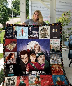 Home Alone Retro Poster Quilt Blanket Bedding Set