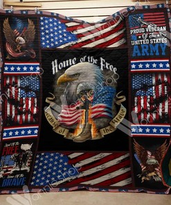 Home Of The Free Quilt Blanket Bedding Set for Home Décor