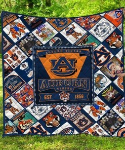 Home Sweet Home Ncaa Auburn Tigers Collected Quilt Blanket Bedding Set