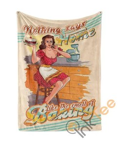 Homecooked Pie Sherpa Fleece Blanket Gifts for Family, for Couple