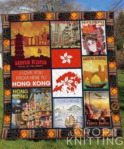 Hong Kong Quilt Blanket Bedding Set