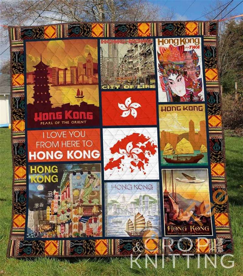 Hong Kong Quilt Blanket Bedding Set