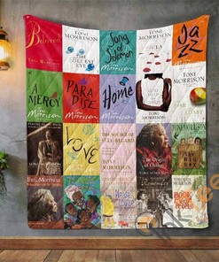 Honor the Literary Legend: Toni Morrison Books Themed Quilt Blanket Bedding Set