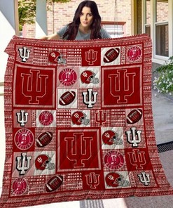 Hoosiers Ncaa Indiana Hoosiers Green Quilt Blanket Bedding Set