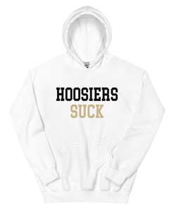 Hoosiers Suck Purdue Rivalry Hoodie Sweatshirt Shirt Gifts for Fans